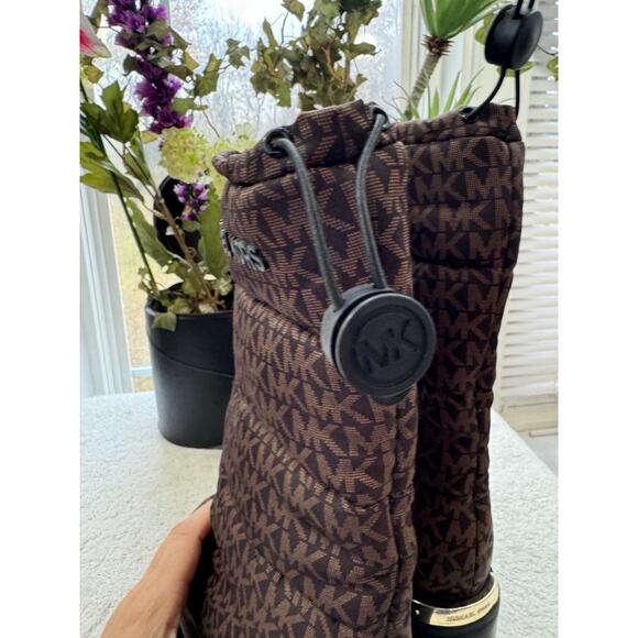 MICHAEL Michael Kors Holt Quilted Mid-Calf Boots 5.5 (bota600 - Picture 6 of 9